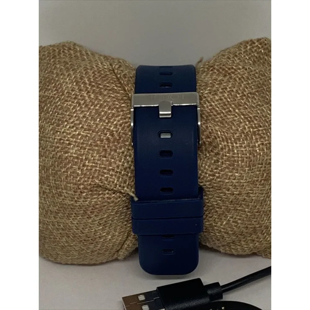 iTouch 42101 Unisex Blue Siicone Strap Touchscreen Dial Smartwatch NWC128